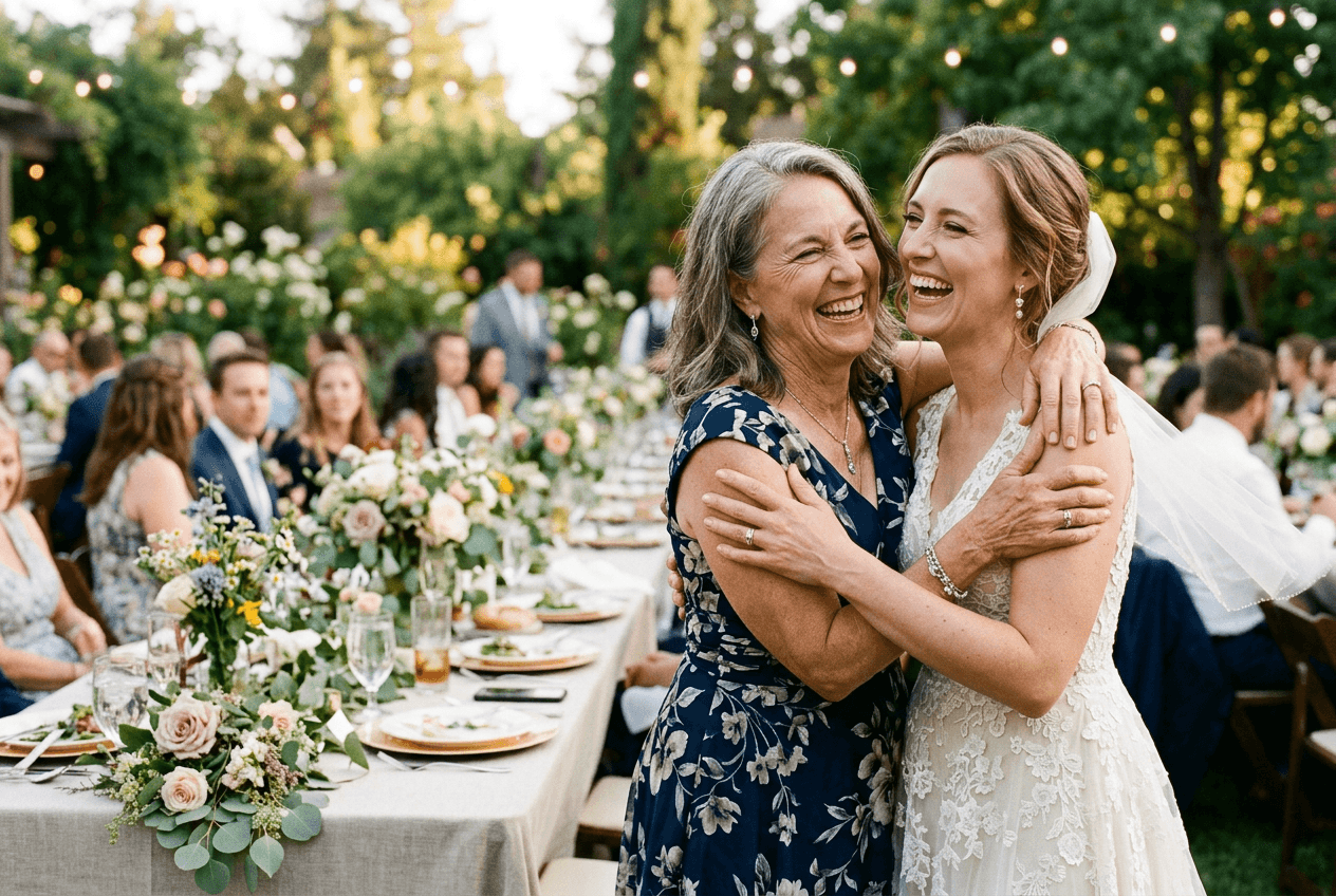 Illustrative preview, not a customer project: Wedding memories